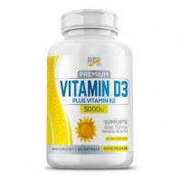 Vitamin D3 5000 IU + Vitamin K2 (120 softgels)